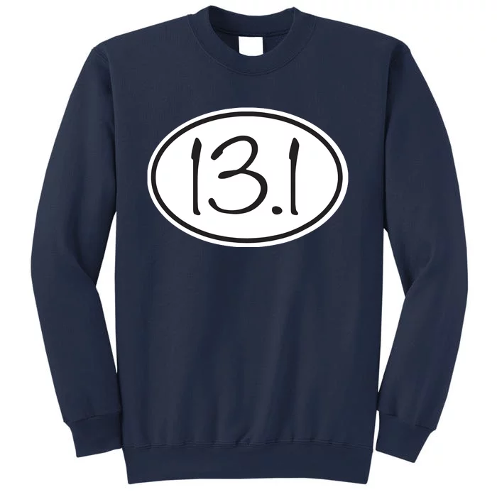 131 Oval Half Marathon Decal Running T Sweatshirt