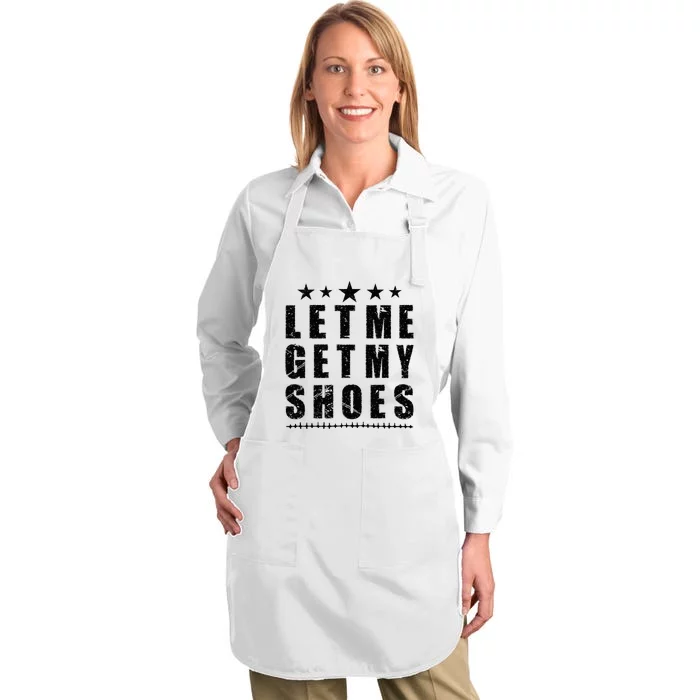 13th Of July IM Voting For Let Me Get My Shoes Full-Length Apron With Pocket