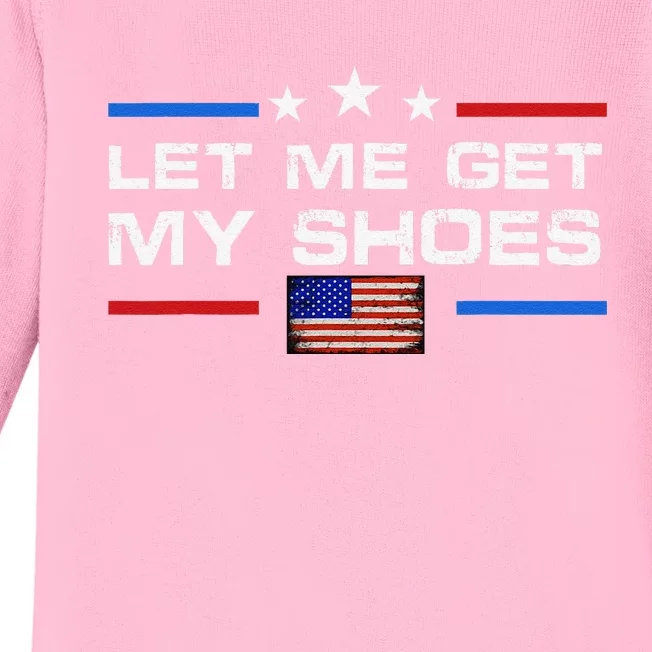 13th Of July IM Voting For Let Me Get My Shoes Baby Long Sleeve Bodysuit