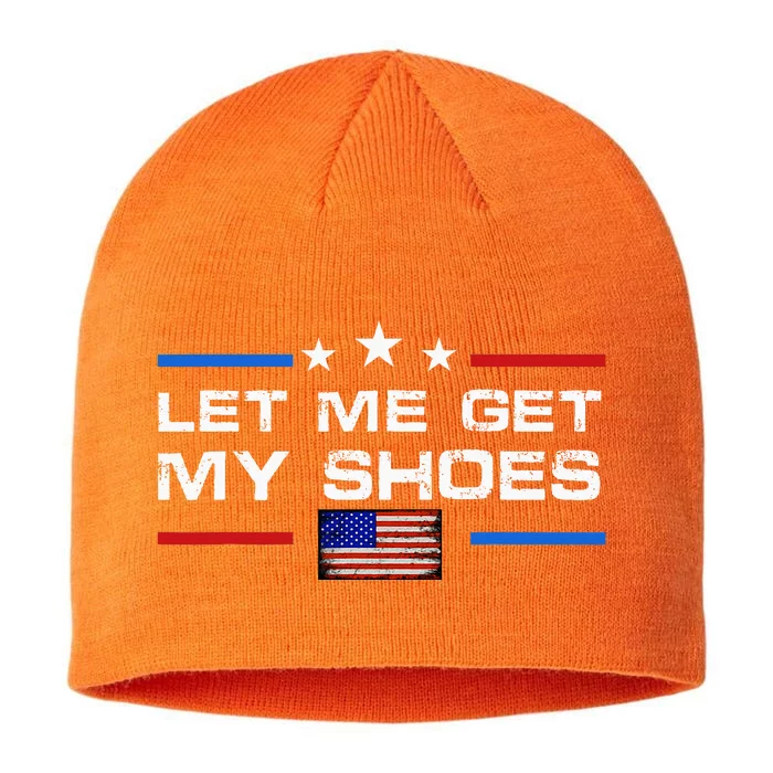 13th Of July IM Voting For Let Me Get My Shoes 8 1/2in Sustainable Knit Beanie