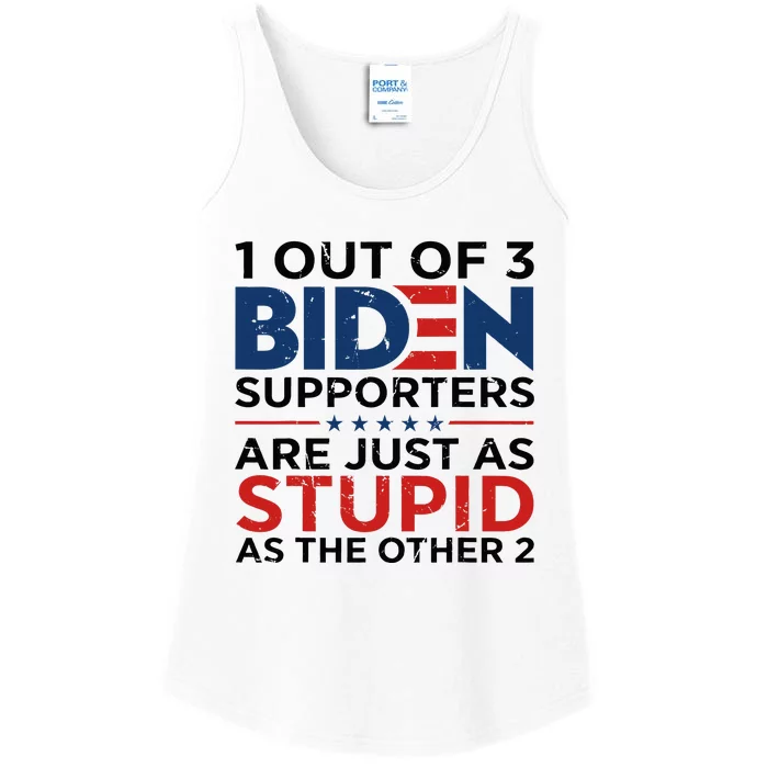 1 Out Of 3 Biden Supporters Are Just As Stupid As The Other Ladies Essential Tank