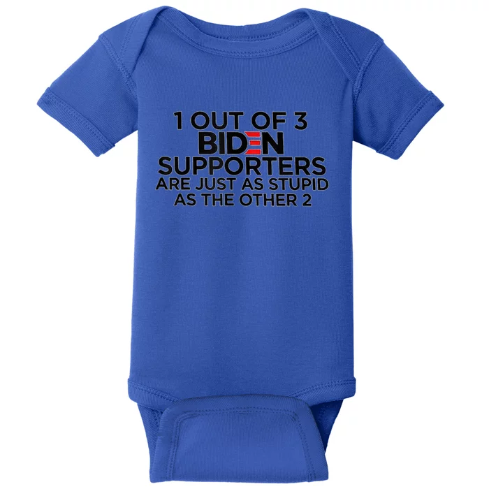 1 Out Of 3 Biden Supporters Baby Bodysuit