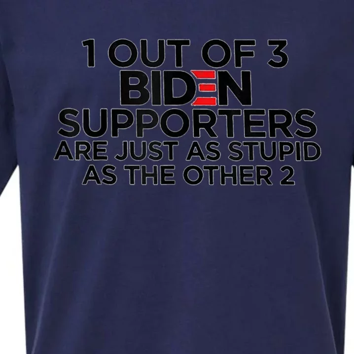 1 Out Of 3 Biden Supporters Sueded Cloud Jersey T-Shirt