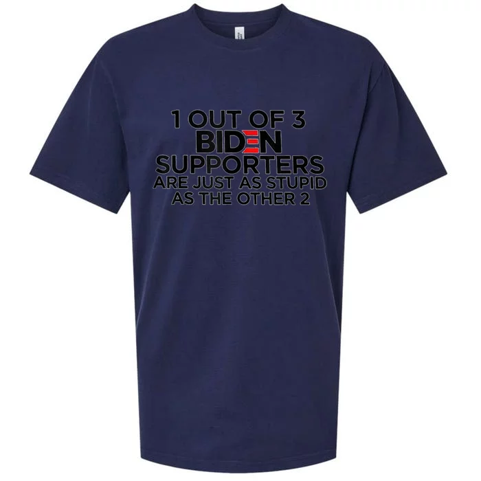 1 Out Of 3 Biden Supporters Sueded Cloud Jersey T-Shirt