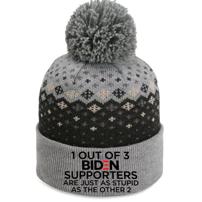 1 OUT OF 3 BIDEN SUPPORTERS The Baniff Cuffed Pom Beanie