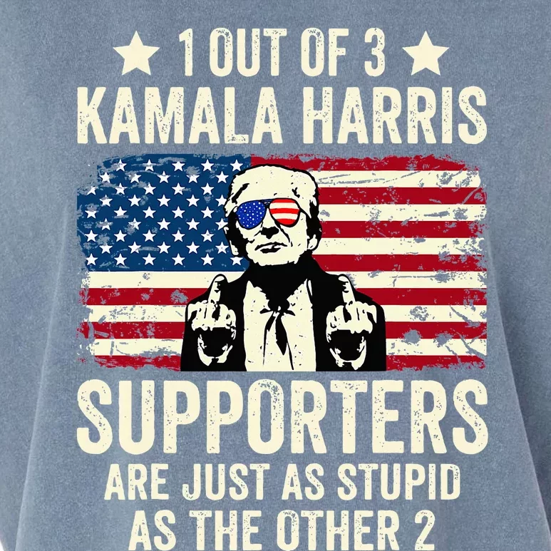 1 Out Of 3 Kamala Harris Supporters Are Just As Stupid Garment-Dyed Women's Muscle Tee