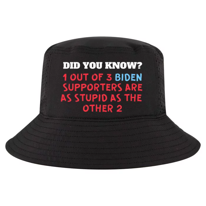 1 Out Of 3 Biden Supporters Are As Stupid As The Other 2 Cool Comfort Performance Bucket Hat