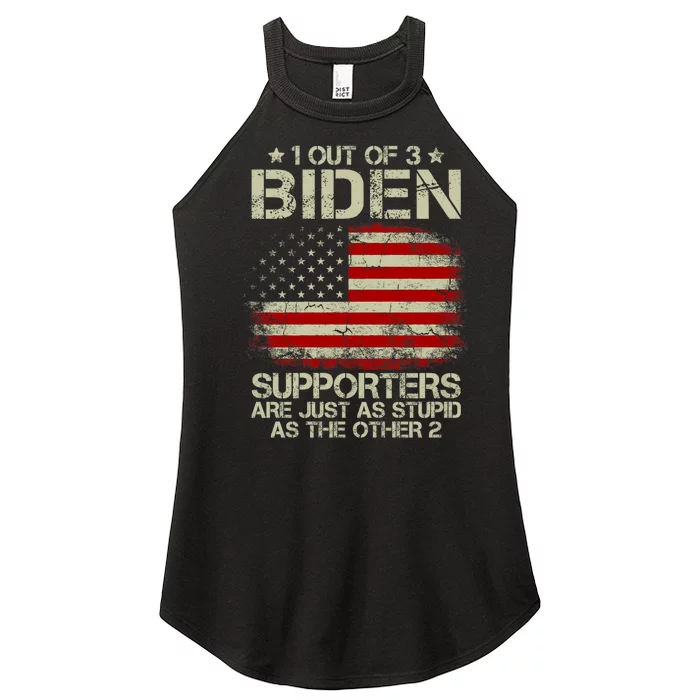 1 Out Of 3 Biden Supporters Are As Stupid As The Other 2 Women’s Perfect Tri Rocker Tank