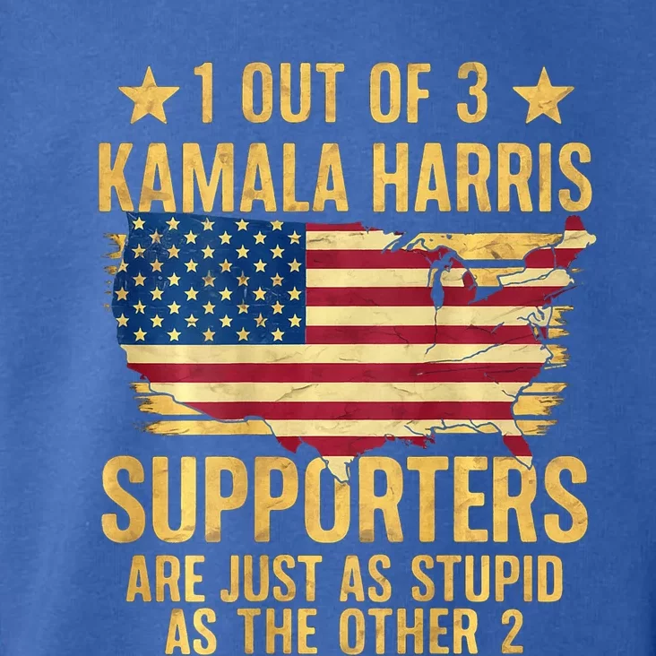 1 Out Of 3 Kamala Harris Supporters Stupid Toddler Hoodie