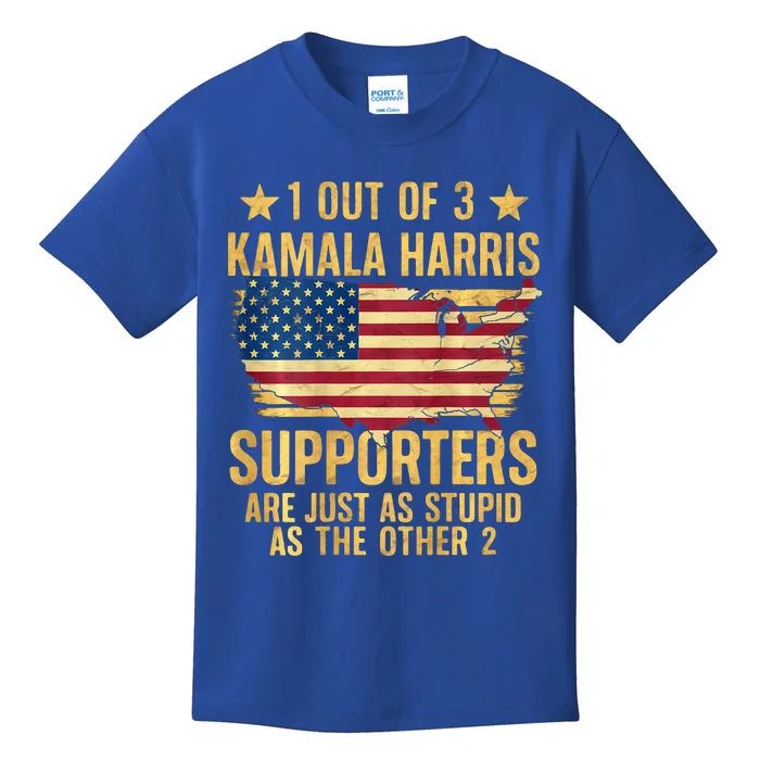 1 Out Of 3 Kamala Harris Supporters Stupid Kids T-Shirt