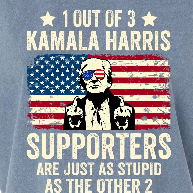 1 Out Of 3 Kamala Harris Supporters Are Just As Stupid Garment-Dyed Women's Muscle Tee