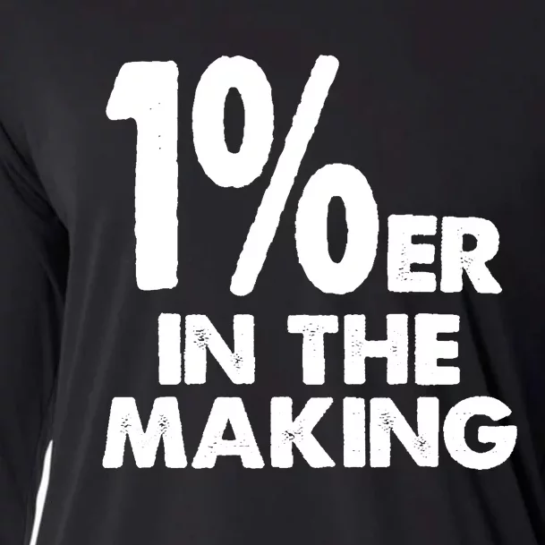 1%er One Percenter In The Making Entrepreneur Life Cooling Performance Long Sleeve Crew