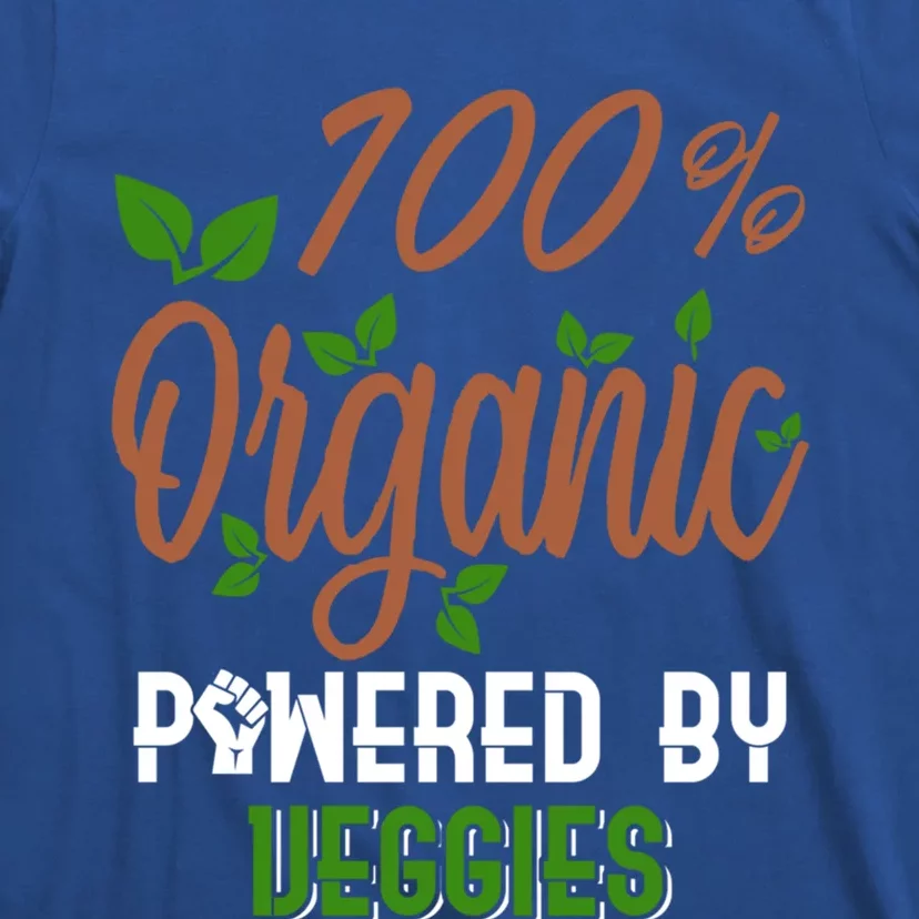 100% Organic Powered By Veggies Cool Gift T-Shirt