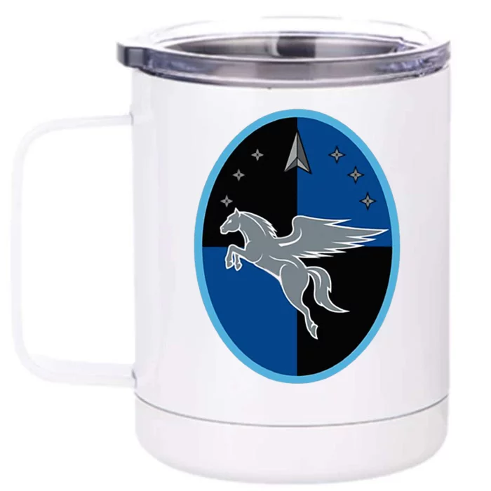 1st Operations Squadron Space Force Front & Back 12oz Stainless Steel Tumbler Cup