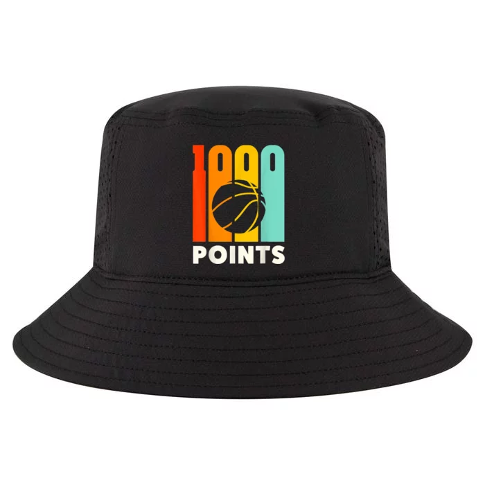 1000 Points Basketball Scorer High School S Basketball Mom Cool Comfort Performance Bucket Hat