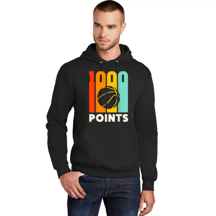 1000 Points Basketball Scorer High School S Basketball Mom Hoodie