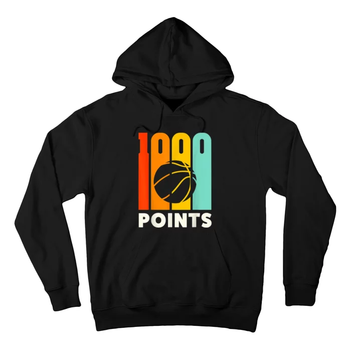 1000 Points Basketball Scorer High School S Basketball Mom Hoodie