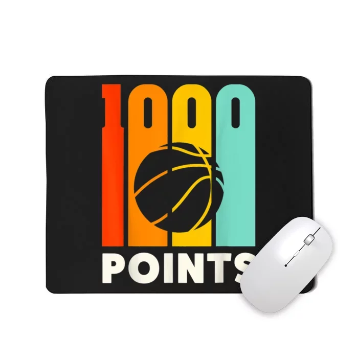 1000 Points Basketball Scorer High School S Basketball Mom Mousepad