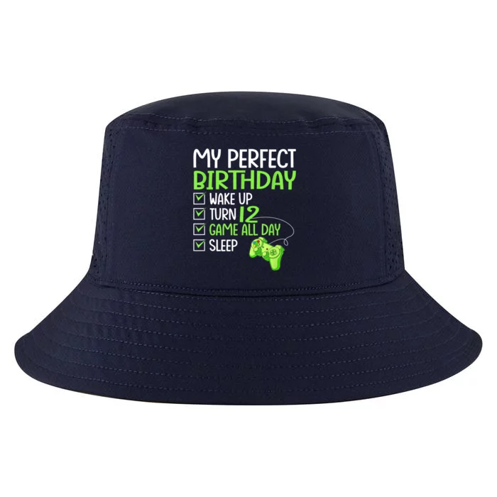 12th Perfect Birthday Boys Gaming 12 Years Old Gifts Gamer Cool Comfort Performance Bucket Hat