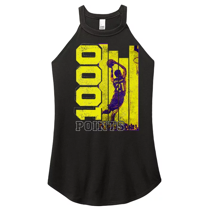 1000 Points Basketball Scorer High School Basketball Player Women’s Perfect Tri Rocker Tank