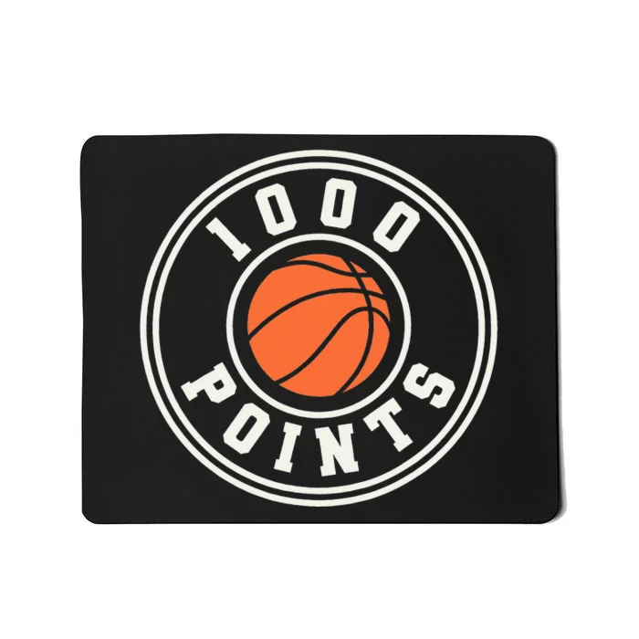 1000 Points Basketball Scorer High School Basketball Player Mousepad