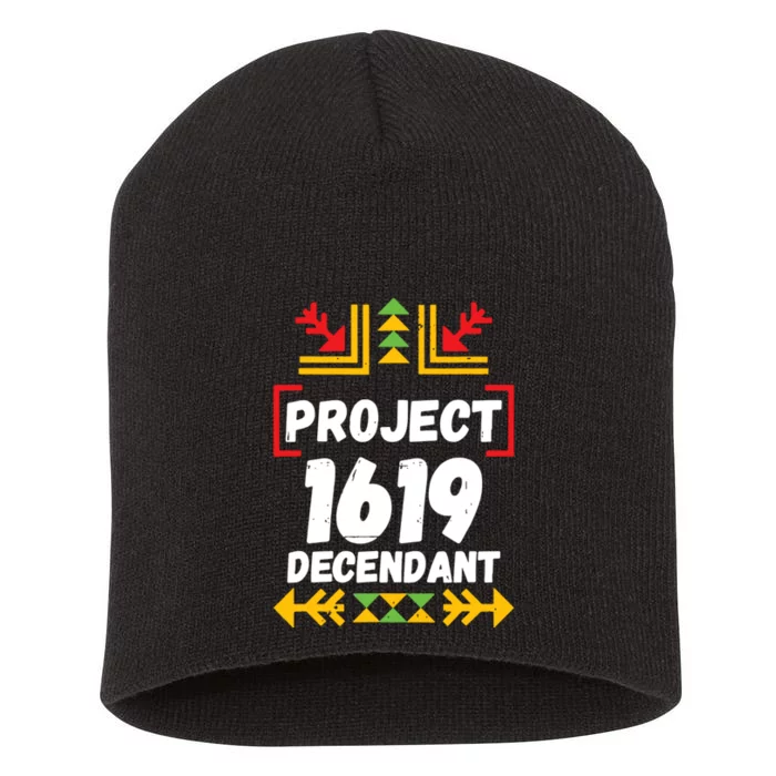 1619 Project Black History Month Short Acrylic Beanie