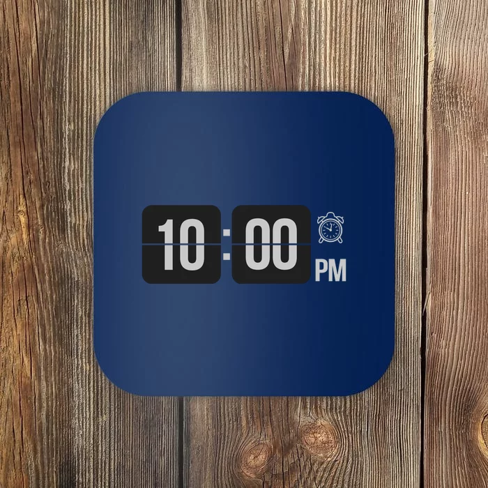 10:00 Pm Clock Coaster