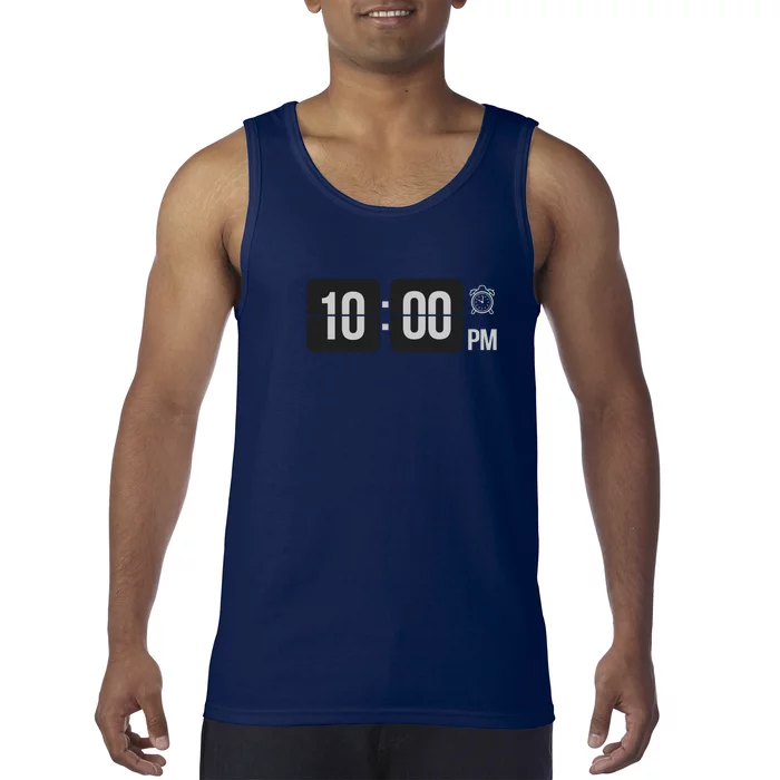 10:00 Pm Clock Tank Top