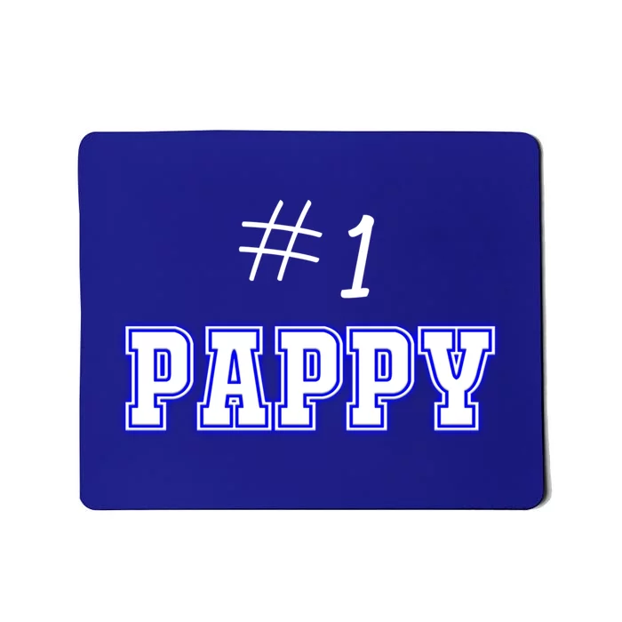 #1 Pappy Fathers Day Present Daddy Pa American Dad Cute Gift Mousepad