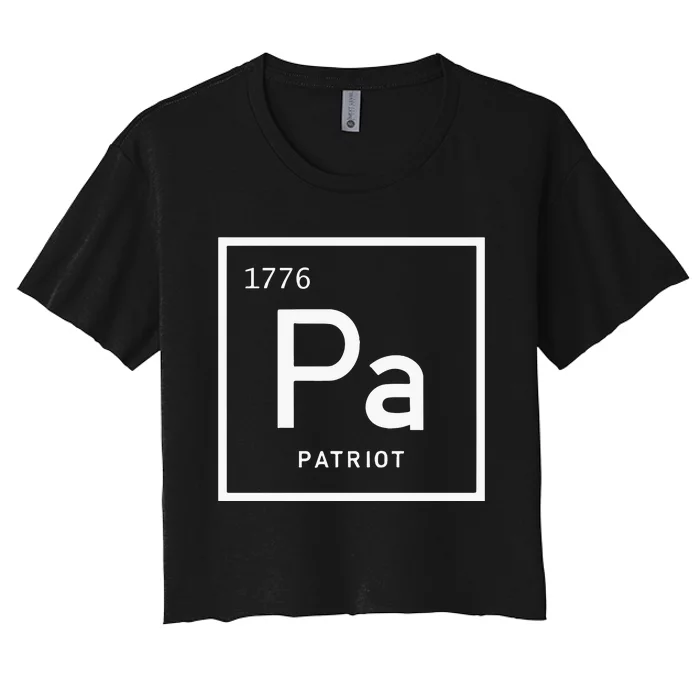 1776 Pa Patriot Women's Crop Top Tee