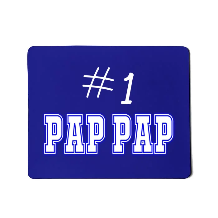 #1 Pap Pap Grandfather Granddad American Grandpa Gift Mousepad