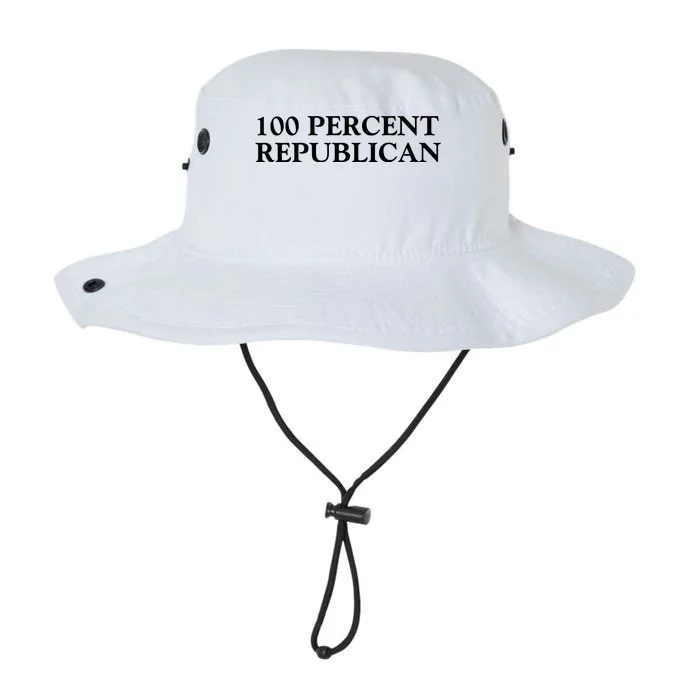 100 Percent Republican Conservative Gifts Legacy Cool Fit Booney Bucket Hat