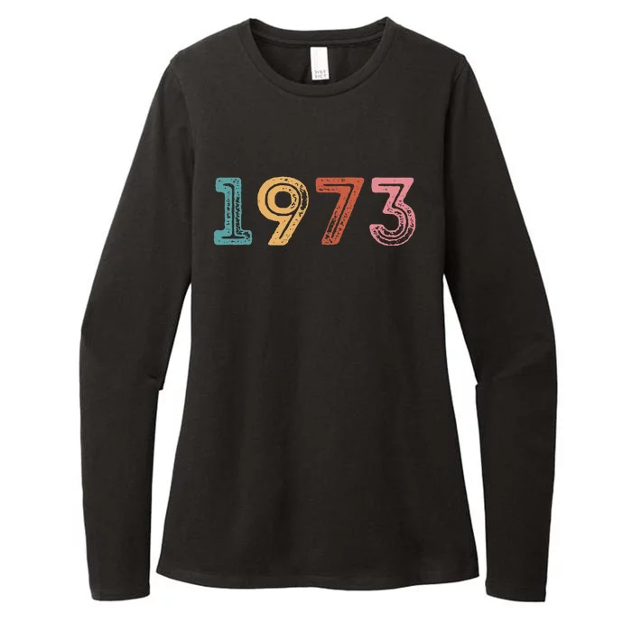 1973 Pro Roe Pro Vintage Choice Women Rights Feminist Womens CVC Long Sleeve Shirt