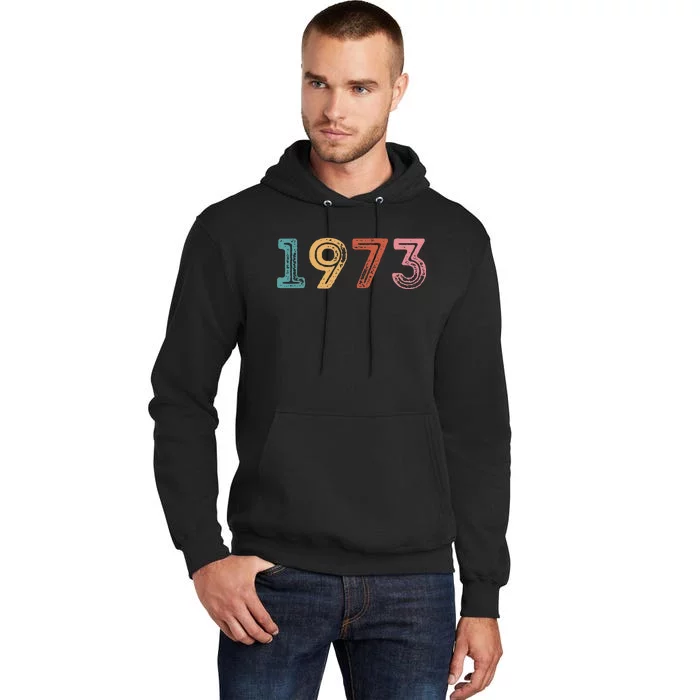 1973 Pro Roe Pro Vintage Choice Women Rights Feminist Tall Hoodie