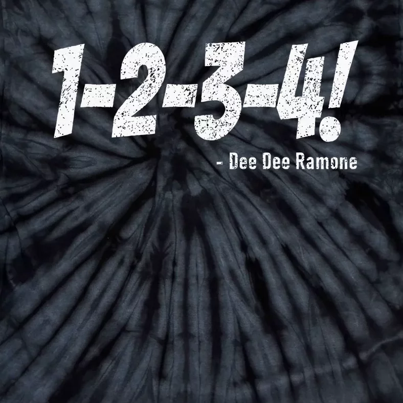 1234! Punk Rock Countdown Tempo Funny Tie-Dye T-Shirt