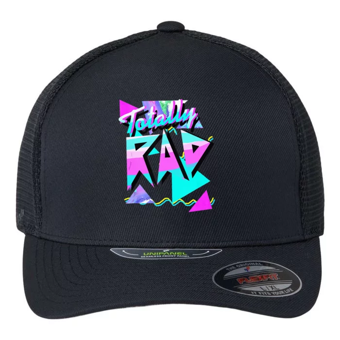 1980s Party Theme Style Totally Rad 80s Casual Hipster V.10 Flexfit Unipanel Trucker Cap