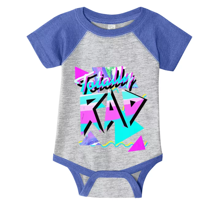 1980's Party Theme Style Totally Rad 80s Casual Hipster Infant Baby Jersey Bodysuit