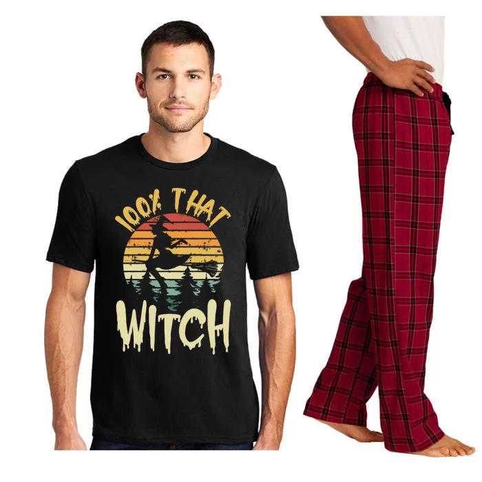 100 Percent That Witch Halloween Witch Squad Witchcraft Gift Pajama Set