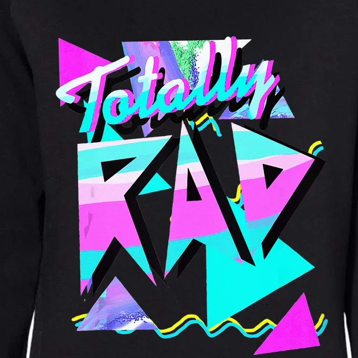 1980s Party Theme Style Totally Rad 80s Casual Hipster V.10 Womens California Wash Sweatshirt