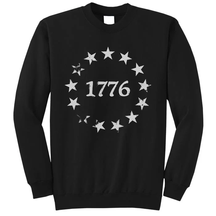 1776 Patriotic Vintage Style USA 4th Of July Tall Sweatshirt