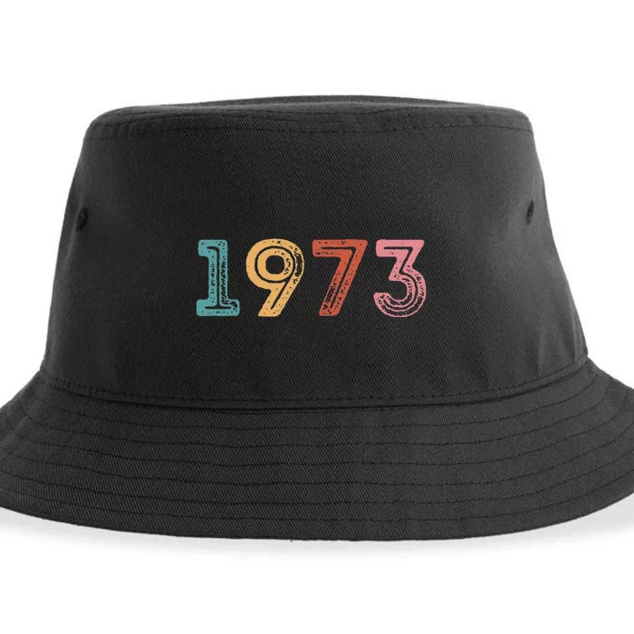 1973 Pro Vintage Choice Women Rights Feminist Sustainable Bucket Hat