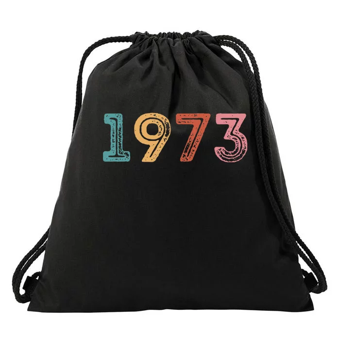 1973 Pro Vintage Choice Women Rights Feminist Drawstring Bag