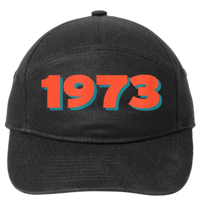 1973 Retro Historic Year Remembrance 7-Panel Snapback Hat