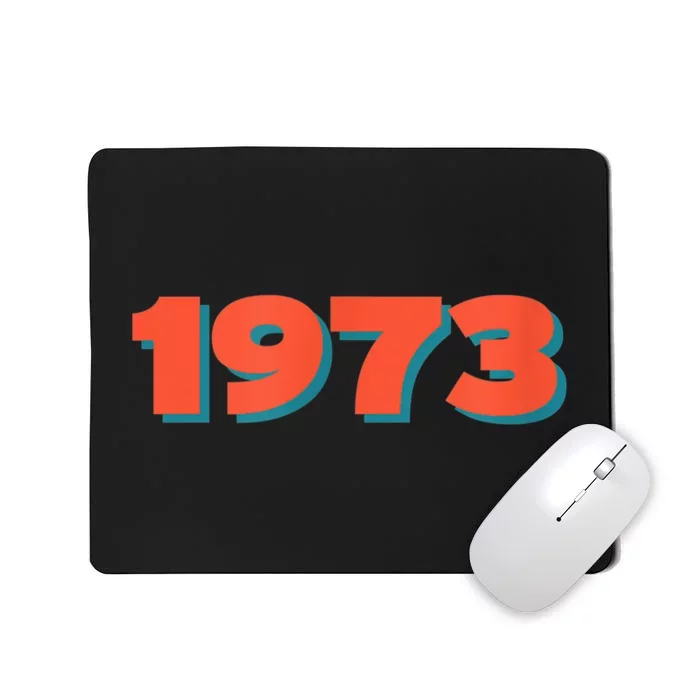 1973 Retro Historic Year Remembrance Mousepad