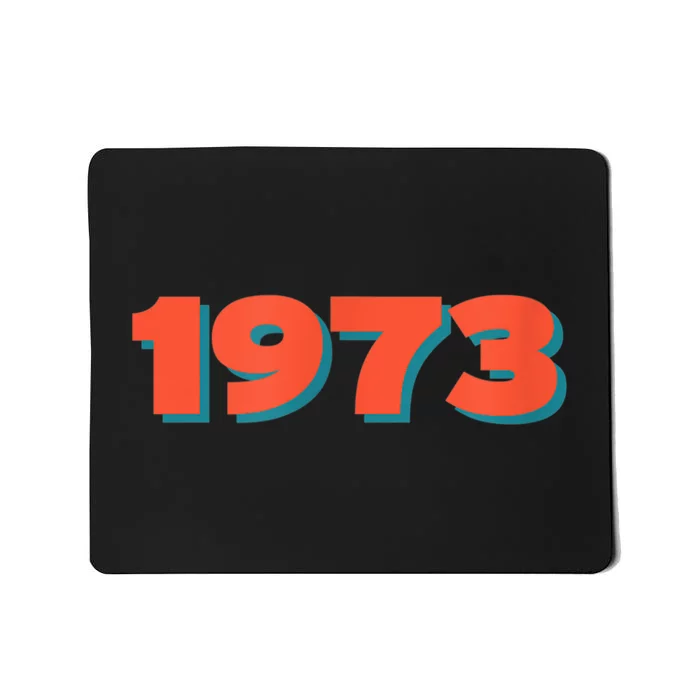 1973 Retro Historic Year Remembrance Mousepad