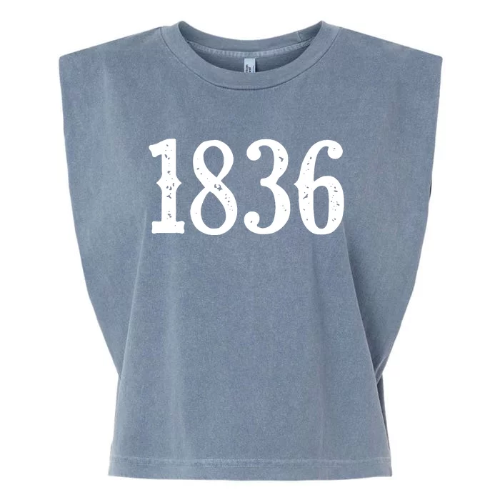 1836 Republic Of Texas Revolution Independence Garment-Dyed Women's Muscle Tee