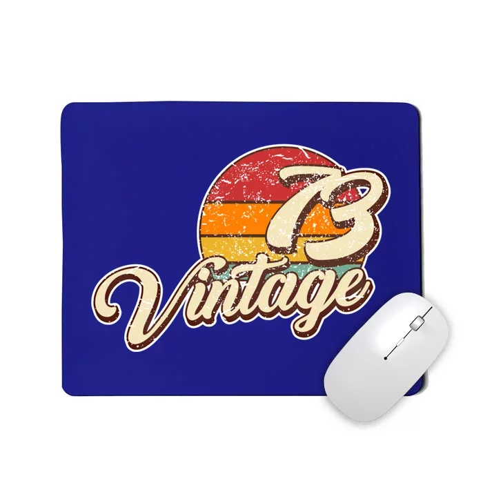 1973 Retro Sunset Vintage 73 Gift Mousepad