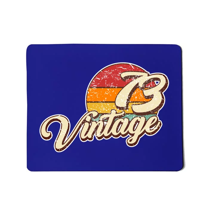 1973 Retro Sunset Vintage 73 Gift Mousepad