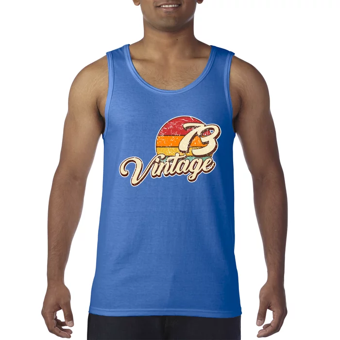 1973 Retro Sunset Vintage 73 Gift Tank Top