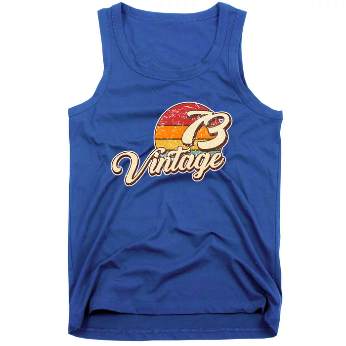 1973 Retro Sunset Vintage 73 Gift Tank Top